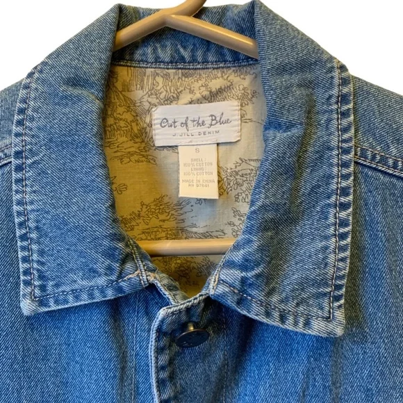 J.Jill Women's Jeans Vest - Picture 5 of 7